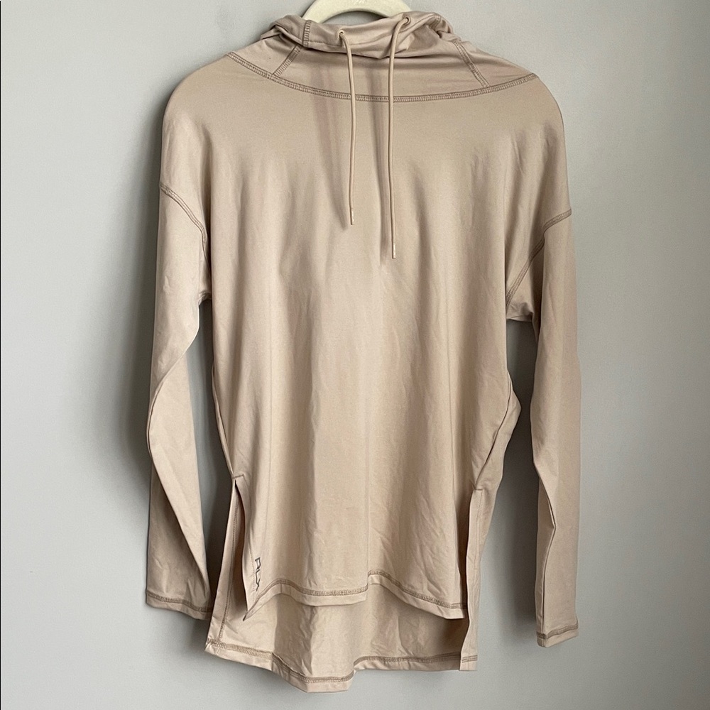 New Ralph Lauren RLX UV Protection Women’s Tan Golf Hoodie Size Small